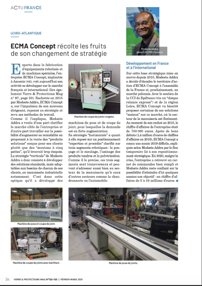 You are currently viewing Notre article dans la revue Verre Protection !